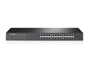TP-LINK TL-SF1024 Nie zarządzany Fast Ethernet (10/100) Czarny TL-SF1024 V9 - Switche - miniaturka - grafika 1