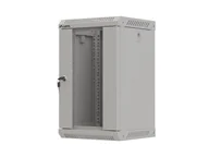 Szafy rack - Lanberg szafa rack wisząca 10'' 9U 300x300 szara drzwi przeszklone flat pack WF11-3309-10S - miniaturka - grafika 1
