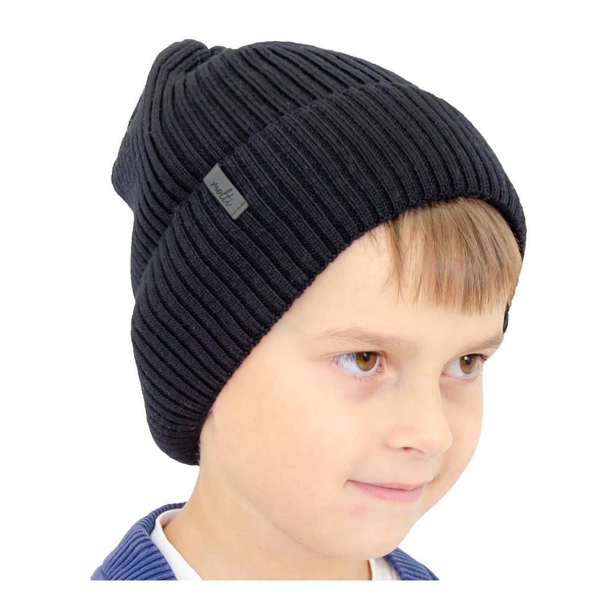 Czapka dziecięca MOLTI CZDC102 czarna 52-54