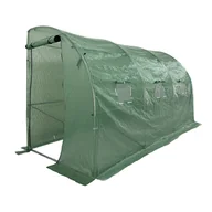 Szklarnie ogrodowe - Tunel Szklarniowy przyścienny 4x1,5m PREMIUM 6m2 Biały - miniaturka - grafika 1