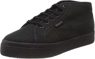Superga Unisex 2578-cotu wysokie sneakersy, czarny - Czarny Total Black 997-40 EU - Sneakersy damskie - miniaturka - grafika 1