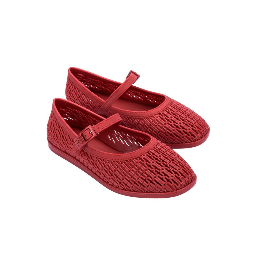 Melissa Harper Ad Red Klapki Damskie Czerwone 38