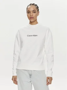 Calvin Klein Bluza Hero Logo K20K205450 Biały Regular Fit - Bluzy damskie - miniaturka - grafika 1