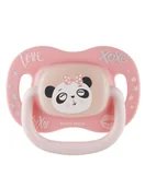 Smoczki uspokajające - Canpol babies Smoczek silikonowy symetryczny Exotic 0-6m Panda - miniaturka - grafika 1
