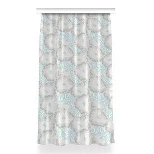 Gotowa zasłona Kwiaty Pastelowe do pokoju 150x260, Fabricsy - Zasłony - miniaturka - grafika 1