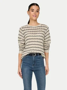 ONLY Sweter Asa 15324522 Beżowy Regular Fit - Swetry damskie - miniaturka - grafika 1