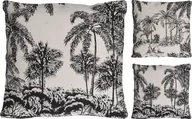 Poduszki ogrodowe - Poduszka dekoracyjna do ogrodu domu 45x45cm motyw Palmy bawełniana wzór 1 - miniaturka - grafika 1
