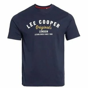 Lee Cooper koszulka męska granatowa C Logo, Rozmiar L - Koszulki męskie - miniaturka - grafika 1