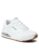 Sneakersy damskie - Skechers Sneakersy Uno 2 155543/WHT Biały - miniaturka - grafika 1