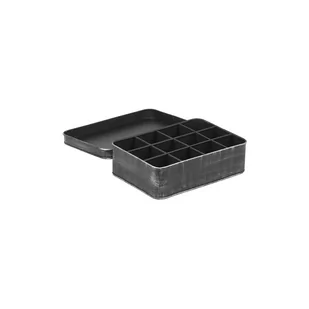 Czarny pojemnik metalowy na herbatę LABEL51 - Pojemniki kuchenne - miniaturka - grafika 1