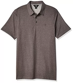 Koszulki męskie - Volcom Męska koszulka polo Volcom Wowzer Polo szara koszulka polo szary Stealth XL - grafika 1