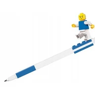 Przybory szkolne - LEGO Długopis żelowy LEGO niebieski + minifigurki - miniaturka - grafika 1