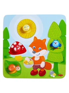 Haba Puzzle "Fox" do chwytania - 12 m+ - Puzzle - miniaturka - grafika 1