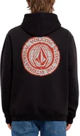 Bluzy męskie - bluza męska VOLCOM VOLSTONED HOODIE Black - miniaturka - grafika 1