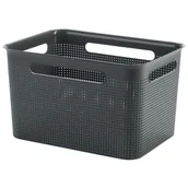 Koszyki łazienkowe - Rotho Brisen pojemnik łazienkowy 16 l antracyt 1023908853 - miniaturka - grafika 1