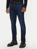 Spodnie męskie - Guess Jeansy FINNLEY M4BAS2 D5GN2 Granatowy Slim Fit - miniaturka - grafika 1