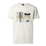 Koszulki męskie - THE NORTH FACE Koszulka graficzna Gardenia biała S - miniaturka - grafika 1