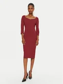 Sukienki - Rinascimento Sukienka koktajlowa CFC0122084003 Czerwony Regular Fit - miniaturka - grafika 1