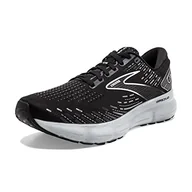 Koszulki męskie - Brooks Męskie buty do biegania Glycerin 20 Neutral, Czarny/biały/stop, 8 Wide - miniaturka - grafika 1