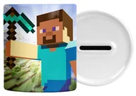 Skarbonki - SKARBONKA DLA DZIECI MINECRAFT Z IMIENIEM - miniaturka - grafika 1