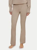 Piżamy damskie - Triumph Spodnie piżamowe Smart Thermal 10221491 Beżowy Slim Fit - miniaturka - grafika 1