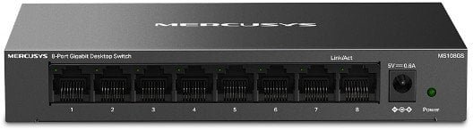 TP-Link Mercusys MS108GS-M2 8-Port 2.5G Multi-Gigabit Desktop Switch