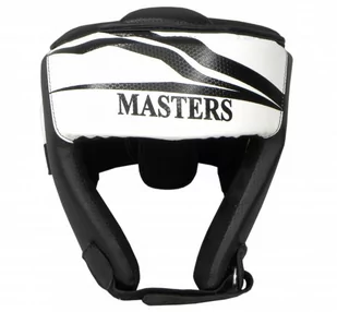 Masters Fight Equipment, Kask bokserski, KT-Crystal, czarno-biały, rozmiar L - Kaski bokserskie i maski - miniaturka - grafika 1