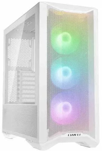 Lian Li LANCOOL II Mesh C RGB Snow Edition Midi-Tower Tempered Glass - biała