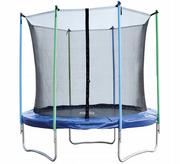 Trampoliny - Majowo.pl BEZPIECZNA TRAMPOLINA DLA DZIECI 8FT - 244cm TRAMPOLINA 8FT - miniaturka - grafika 1