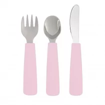 We Might Be Tiny Sztućce stalowe - powder pink - Sztućce dla dzieci - miniaturka - grafika 1