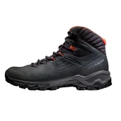 Buty trekkingowe męskie - Męskie buty turystyczne Mammut Mercury IV Mid GTX® Men Rozmiar butów (UE): 44 2/3 / Kolor: czarny/czerwony - miniaturka - grafika 1