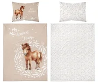 Pościel dla dzieci - Pościel bawełniana dziecięca 90x120 5137a konik - miniaturka - grafika 1