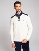 Bluzy męskie - bluza imola biały - miniaturka - grafika 1