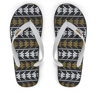 Klapki i japonki męskie - Japonki Kappa 371D2UW White - Black - Green Military Kolorowy - miniaturka - grafika 1