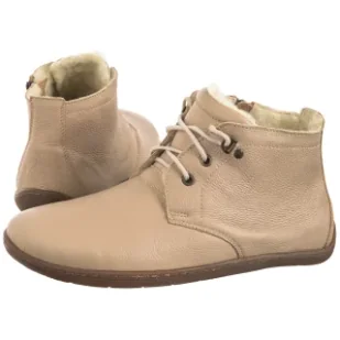 Botki Beżowe 501P 131 (HE41-a) Helios - Botki damskie - miniaturka - grafika 1