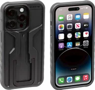 Etui i futerały do telefonów - Etui na telefon Topeak RideCase, kompatybilne z Apple iPhone 14 Pro, czarno-szare, bez uchwytu - miniaturka - grafika 1