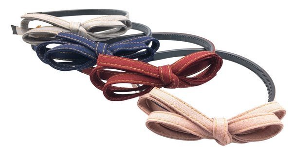 Elegancka złota opaska do włosów z kwiatami i motylami