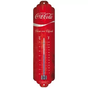 Termometr Coca-Cola - Logo Red Wav - Termometry domowe - miniaturka - grafika 1