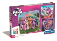 Puzzle - Clementoni, Puzzle, Super Kolor, My Little Pony, 3x48 el. - miniaturka - grafika 1