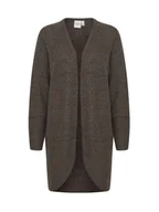 Kurtki damskie - ICHI Damska kurtka z dzianiny IHODANSA CA3, 191015/Bracken, M - miniaturka - grafika 1