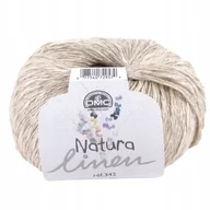 Pasmanteria - Włóczka lniana DMC Natura Linen kol. 03 Jasny beż - miniaturka - grafika 1