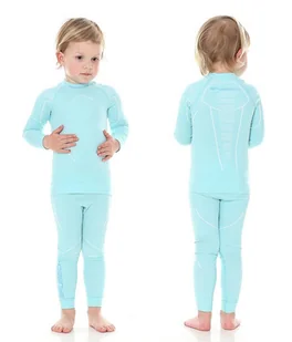 Brubeck Bluza thermo jr ls13670 niebieski BLUZA KIDS GIRL 104/110 BŁĘKIT - Bluzy narciarskie - miniaturka - grafika 1