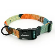 Obroże dla psów - Obroża Regulowana Geo Snake szeroka na 2,5 cm, dla średnich i większych psów, czarne okucia-XXL 38-52 cm - miniaturka - grafika 1