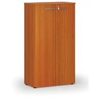 Szafy biurowe - Szafa biurowa z drzwiami PRIMO WOOD, 1434 x 800 x 420 mm, wiśnia - miniaturka - grafika 1