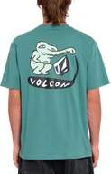 Koszulki męskie - t-shirt VOLCOM SANTI STONED TEE Sea Green - miniaturka - grafika 1