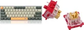 Klawiatury - Redragon K606 Lakshmi Red switch K606-OG&GY&BK + A113 F Bullet Keycaps A113 F - miniaturka - grafika 1
