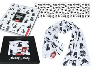 Apaszki i szaliki damskie - Szal - Koci świat (CARMANI) - miniaturka - grafika 1