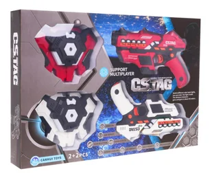 Zestaw Pistoletów Laserowych + Tarcze Z Funkcją Dymu - Zabawki militarne - miniaturka - grafika 10