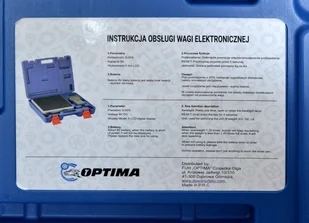 OPTIMA Waga elektroniczna do czynnika chłodniczego 100KG OPTISC 100 - Akcesoria do klimatyzacji i ogrzewania - miniaturka - grafika 2
