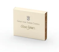 Naboje i atramenty - Naboje Graf von Faber-Castell Olive Green 6szt. - miniaturka - grafika 1